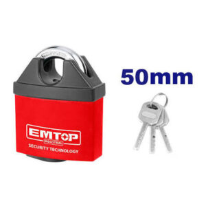 Candado Weatherproof 50mm cub nylon 4 llaves Emtop ET-EPDKP5005